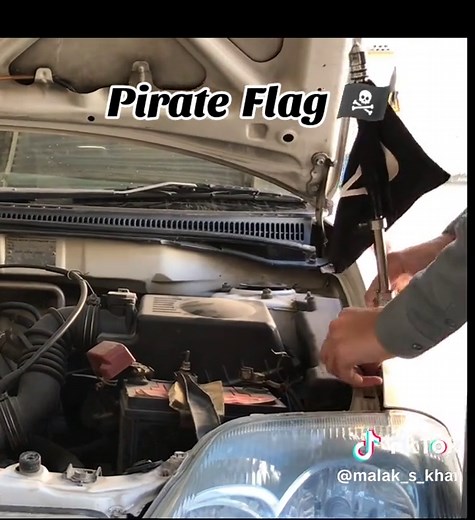 Pirate flag 🏴‍☠️ #foryou #fypシ゚ #fyp #viral #corolla #x #malakskhan