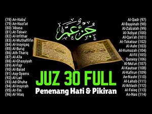 Murotal Quran Merdu Juz 30 Full | Beautiful Quran Recitation | Alaa Aqel