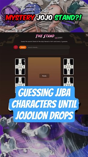 SERIES CONTINUES 🤯🏇 | Guess the jojo STAND DAY 44