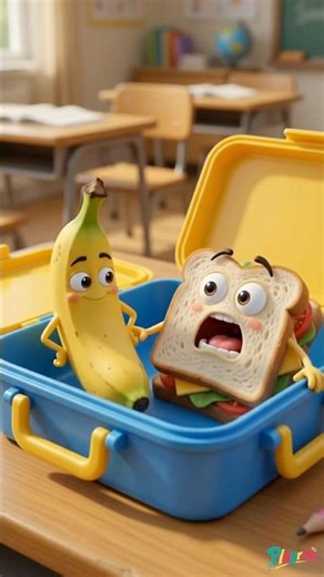 Funny Sad Sandwich vs Happy Banana! 🥪🍌 #shorts #trending