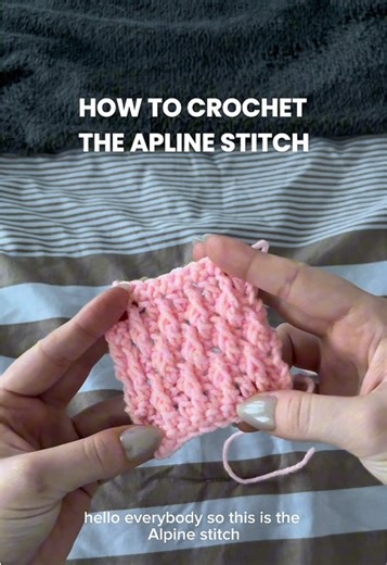 How to Crochet: Alpine stitch Level: beginner - intermediate Hook Size: 5mm Yarn: Classic Everyday Acrylic by Loops & Threads #crochet #alpinestitch #tutorial #yarn #justjesscrochets