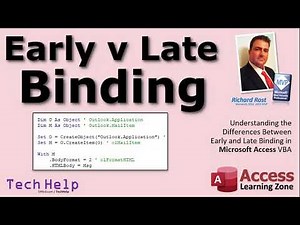 Early Binding vs. Late Binding in Microsoft Access VBA. Differences, Features, Benefits of Each.