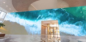 "圧倒的な鮮明さ"で、まるで現実のような躍動感を感じることができるLGのMicroLEDサイネージ、LG MAGNIT | LG Information Display