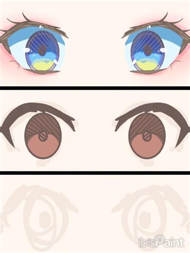 画动漫眼睛Draw anime eyes 95#shorts#绘画#art#draw#drawing#イラスト#創作 #speedpaint#ibispaintX#eyes #anime #oc