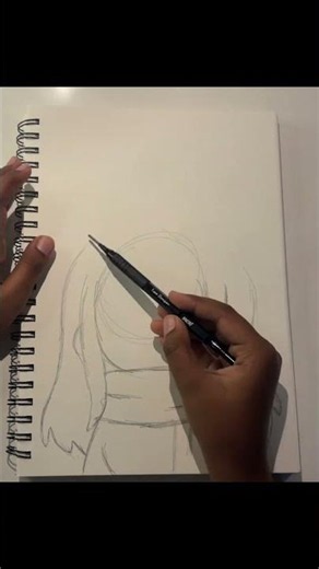 Cute Chibi Girl Drawing ✏️ | Easy Pencil Sketch in 5 Minutes #shortsfeed #shortsviral #art #anime