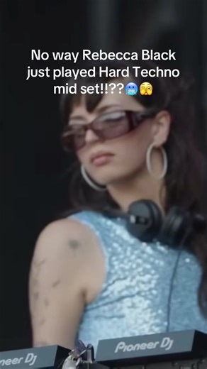 Rebecca Black's Surprising Hard Techno Performance