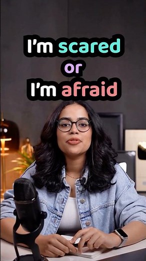 Scared vs Afraid - Difference Between These Confusing English Words! English With Ananya