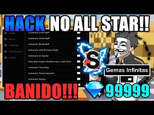 I used HACK in All Star and I became a GOD!! Infinite Gem and Exp Script!!!