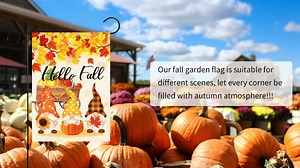 Watch Hello Fall Gnomes Garden Flag on Amazon Live