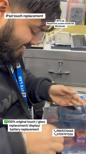 🔧✨ iPad Repair Service at MTS Lab – 100% Original Parts Available! ✨🔧Is your iPad touch not working? Glass cracked? Battery draining fast? Charging problem?Don’t worry – MTS Lab is here with professional iPad repair solutions for all models.✅ iPad Touch / Glass Replacement✅ iPad Display Replacement✅ iPad Battery Replacement✅ iPad Charging Flex Repair✅ Full Hardware & Software Support💎 We provide 100% Original Parts for all iPad models to ensure:✔️ Smooth touch response✔️ Bright & clear displa