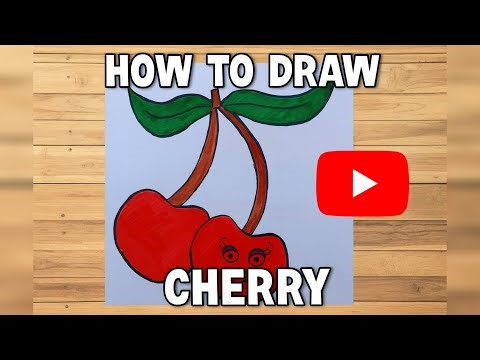 How to Draw a Cherry (Step by Step)
