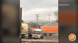 Scary moment as an EF1 tornado tears through Cortland, Ohio on Tuesday. This is only the 7th tornado on record in the month of January for Ohio. | America's Morning Headquarters