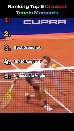 The CRAZIEST Tennis Moments...