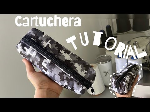 Crea tu propia CARTUCHERA / NECESER /TUTORIAL paso a paso