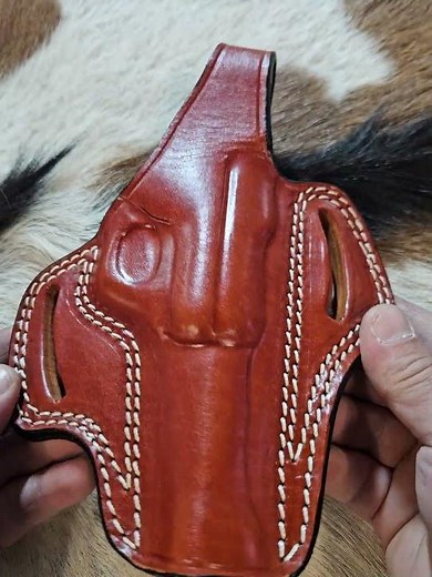 Custom Handcrafted OWB Holster: Luger P08 Parabellum