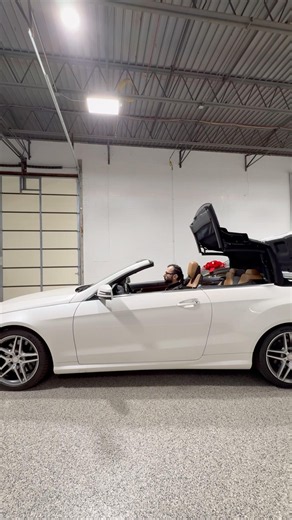 2016 Mercedes-Benz E550 Convertible Top in Action | From Open Air to Closed Top #convertible #benz