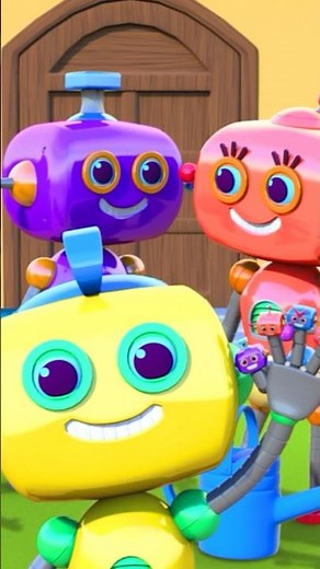 🤖 Robot Finger Family #shorts #fingerfamily #kidssongs