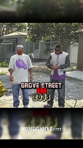 GROVE STREET IN 2024 VS 2013 VS 1992 #viral #gta #gtavice #trending