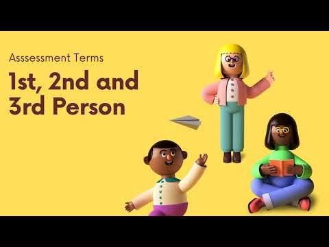 Using the 1st 2nd and 3rd Person