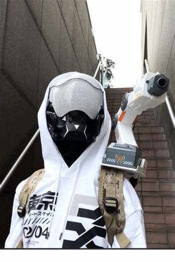 Introducing the Mecha Robot Arm — the first head & hand motion tracking robotic cannon wearable with shoulder mount and remote control. The Robot Arm Tracking Blaster is a wearable blaster that combines realtime motion-tracking technology with EVA or hydrogel projectile play. Built around an intelligent robotic arm, the cannon responds to head movement or hand gestures, adjusting its direction in realtime for a natural aiming experience where looking toward a target is all it takes to align the 