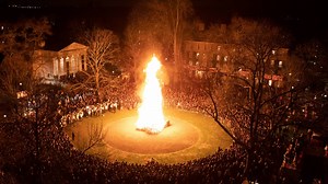 Bonfire celebrates Princeton football’s wins over Harvard, Yale and perfect season