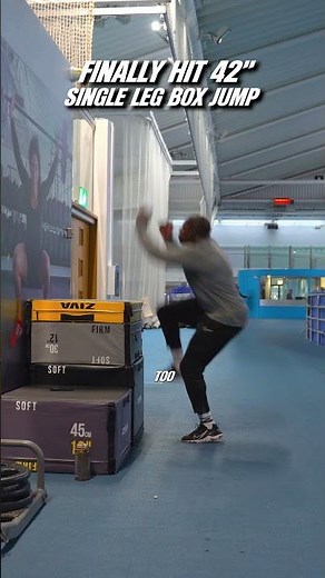 Single Leg 42 inch Box Jump at 39 years old #athleticism #athlete #explosivetraining #football