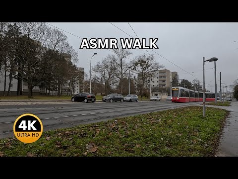 Quiet Walk ASMR in Vienna 🚋 Tram Lines & Urban Sounds (No Talking)