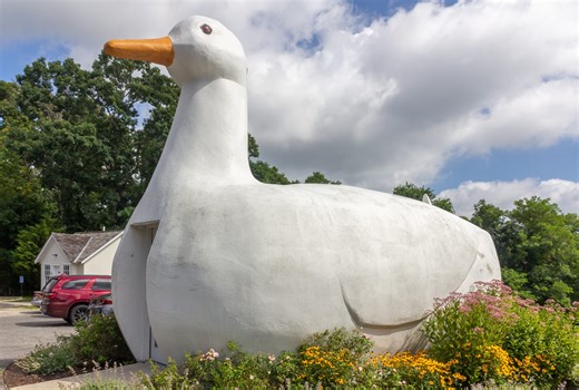 The Big Duck: Long Island’s iconic duck-shaped roadside landmark