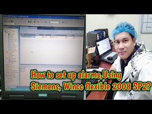 How to set up alarms in very easy steps in Siemens Wincc flexible 2008 SP2?