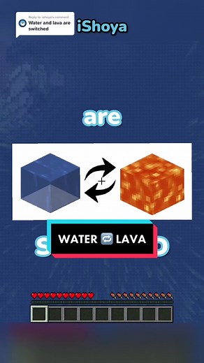 Minecraft: Discover Diamonds with Switched Water and Lava