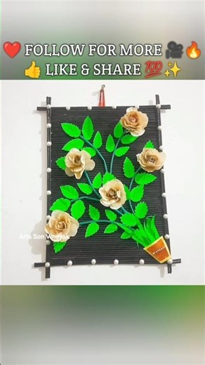 Corn Husk Craft Magic 🌽 | Waste Se Luxury Decor Banayein in Minutes! 😍 #shorts #craftideas #recycle