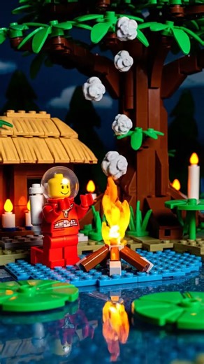 Classic Red Spaceman on an Adventure