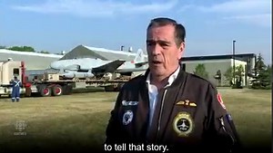 One of the first planes to usher the Royal Canadian Air Force into the jet era now has a permanent home in Calgary. The Canadair CT-133 Silver Star trained many Canadian pilots for more than five decades and is now part of a Cold War exhibit at the Air Force Museum of Alberta. | CBC Calgary