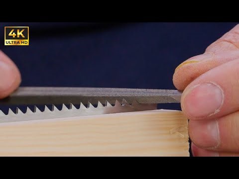Millions Of People Still Don't Know How To Sharpen A Saw! Quickly And Easy