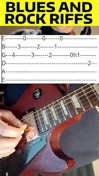 Blues and Rock Riffs - Guitar Lesson #guitar #guitarlesson #bluesguitar