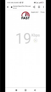 chack your Internet speed. www.fast.com.short