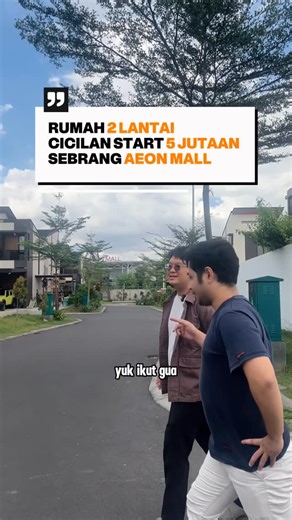 Linktown | Home on Instagram: "✨Dari pada PP jakarta cikarang mending beli rumah 2 lantai yang cicilanya start 5 jutaan udah gitu sebrangan sama AEON Mall terbesar se-Asia Tenggara ✨Free Smart Home System ✨Free Smart Door Lock ✨Free Healthy Puretech Package (Air Purifier) ✨Free Vouchers Belanja 10Jt ✅Toll Dalam Kawasan ✅Sekolah Internasional ✅Rumah Sakit Ternama ✅5 Menit Ke KCIC ( Woosh) Yuk yang penasaran sama rumah ini More Information chat: ☎️: 0813 1187 4996 (Slamet) #rumahmurah #rumahkawasa