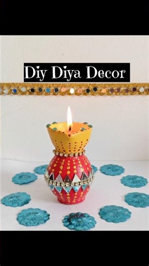 Make BEAUTIFUL Diya for this Diwali!