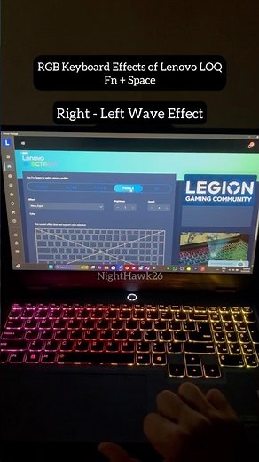 Lenovo LOQ RGB Light Effects | Which Mode Matches Your Vibe? #Shorts #LenovoLOQ