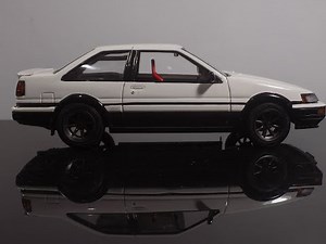 Building Toyota AE86 Levin 2door GT Apex 1/24 Fujimi