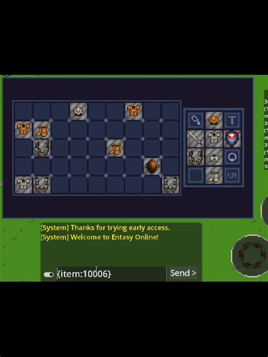 Download for free and try early access! https://entasy.itch.io/entasy Entasy Online is a 2D Mmorpg. It is still in development. You can now show items in chat. 2025/09/01 #game #videogames #mmorpg