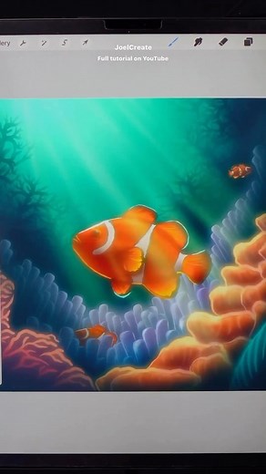 Link to full tutorial in story! @joel.create Tutorial 148 on the Joelcreate YouTube channel will teach you how to make this clown fish reef 🪸 🤩 .⁣ .⁣⁣ #painting #procreateartist #sketchboardpro #instaart #digitalillustration #procreatedrawing #ipadprocreate #digitalpainting #procreateapp #illustration #artwork #draw #illustrationoftheday #artistsoninstagram #digitalartist #sketch #illustrator #artist #procreateillustration #procreate #drawing #ipad #digitalart #digitaldrawing #ipadproart #art 