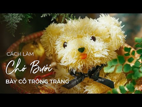 CÁCH LÀM CHÓ BƯỞI CỰC XINH BÀY CỖ TRÔNG TRĂNG | ĐÓN TRUNG THU TRUYỀN THỐNG NGƯỜI HÀ NỘI