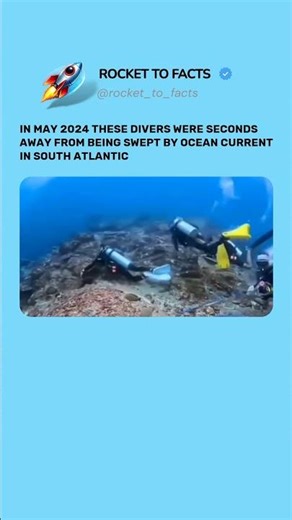 Underwater currents can reach 5-7 km/h, making resistance nearly impossible even for...