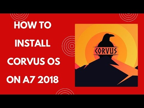 How To Install Corvus OS ON A7 2018 | BEST gaming AND customizable GSI | Android 12 | May 2022