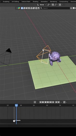 How To Switch Between Multiple Cameras In Blender / Quick Tip #blender #3dcompositing #3danimation