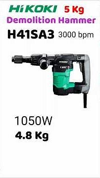 Hikoki H41SA3 1050W 5 Kg Demolition Hammer Machine