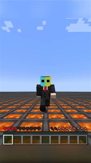 Minecraft, But Every Block Is a Lava Cauldron