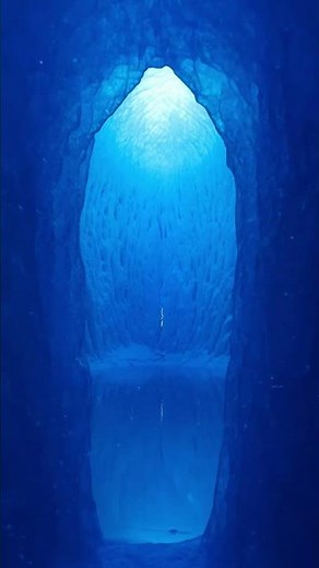 Earth has a secret room made of blue ice 🧊