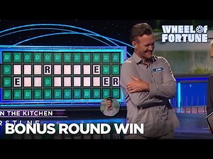 Jim Wins Big Money in the Bonus Round | Wheel of Fortune
